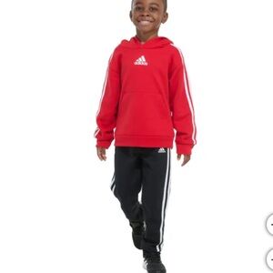 Adidas Kids Boys 2-Piece Set Red and Black